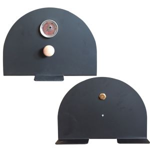 Venkovní pec - volně stojící kovová dvířka