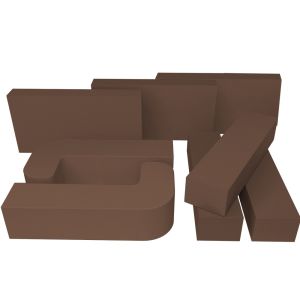 VITCAS žáruvzdorné cihly - hnědé