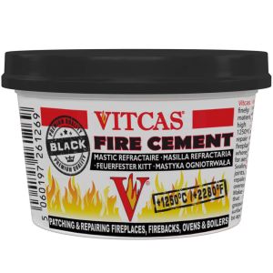 Černý žáruvzdorný cement - VITCAS