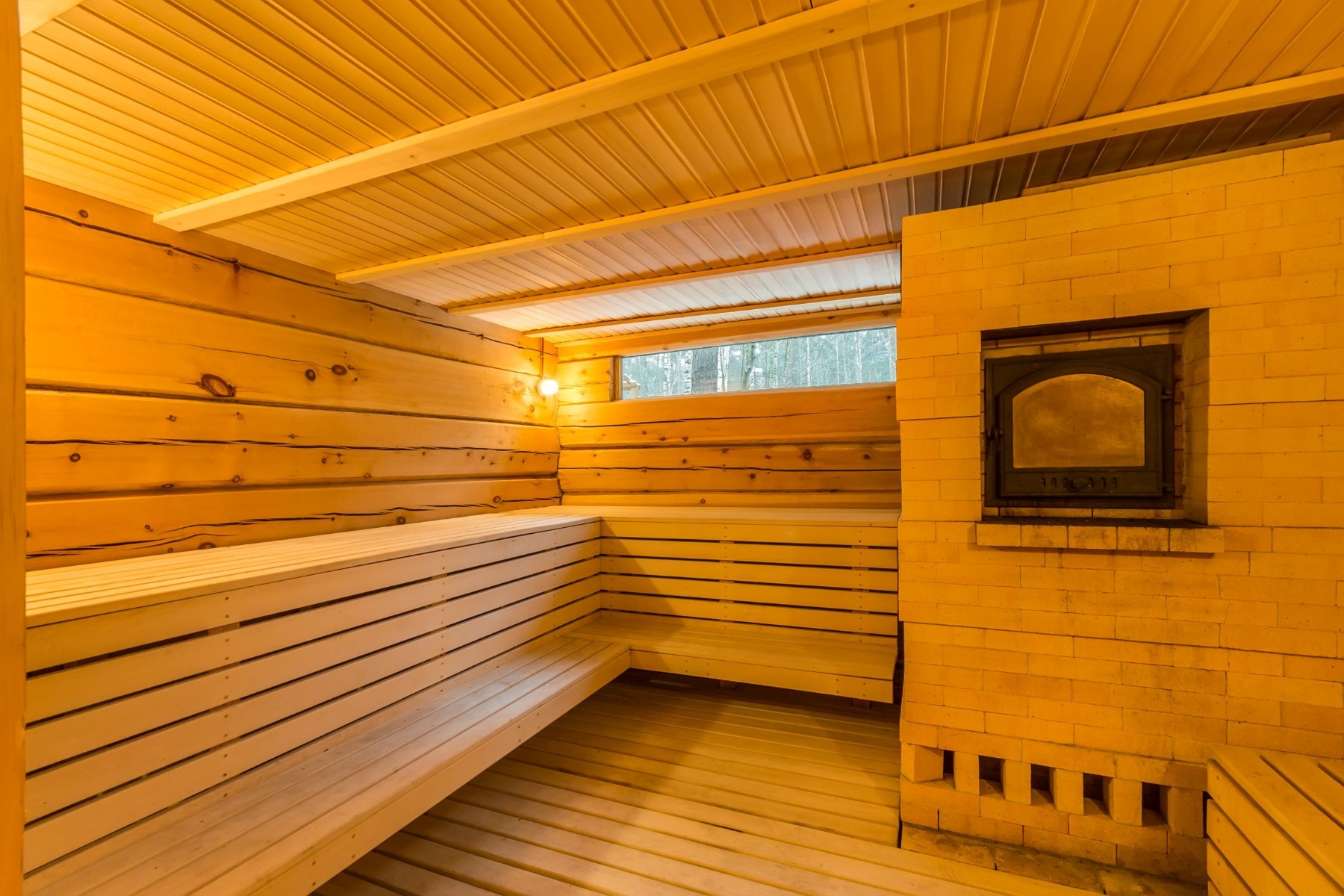 Finská sauna a šamotové cihly